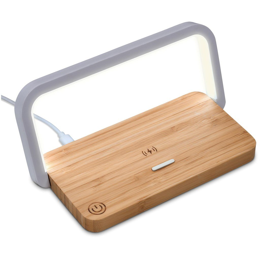 MT-OK-411-B Okiyo Yoru Bamboo Wireless Charger & Night Light